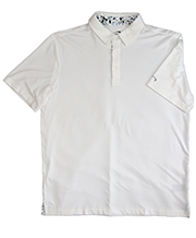 White Performance Polo